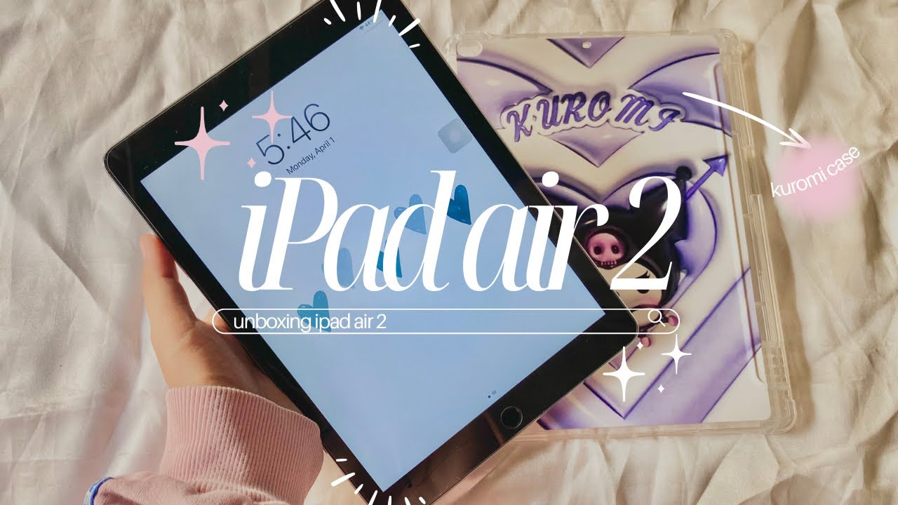 aesthetic unboxing ipad air 2✨
