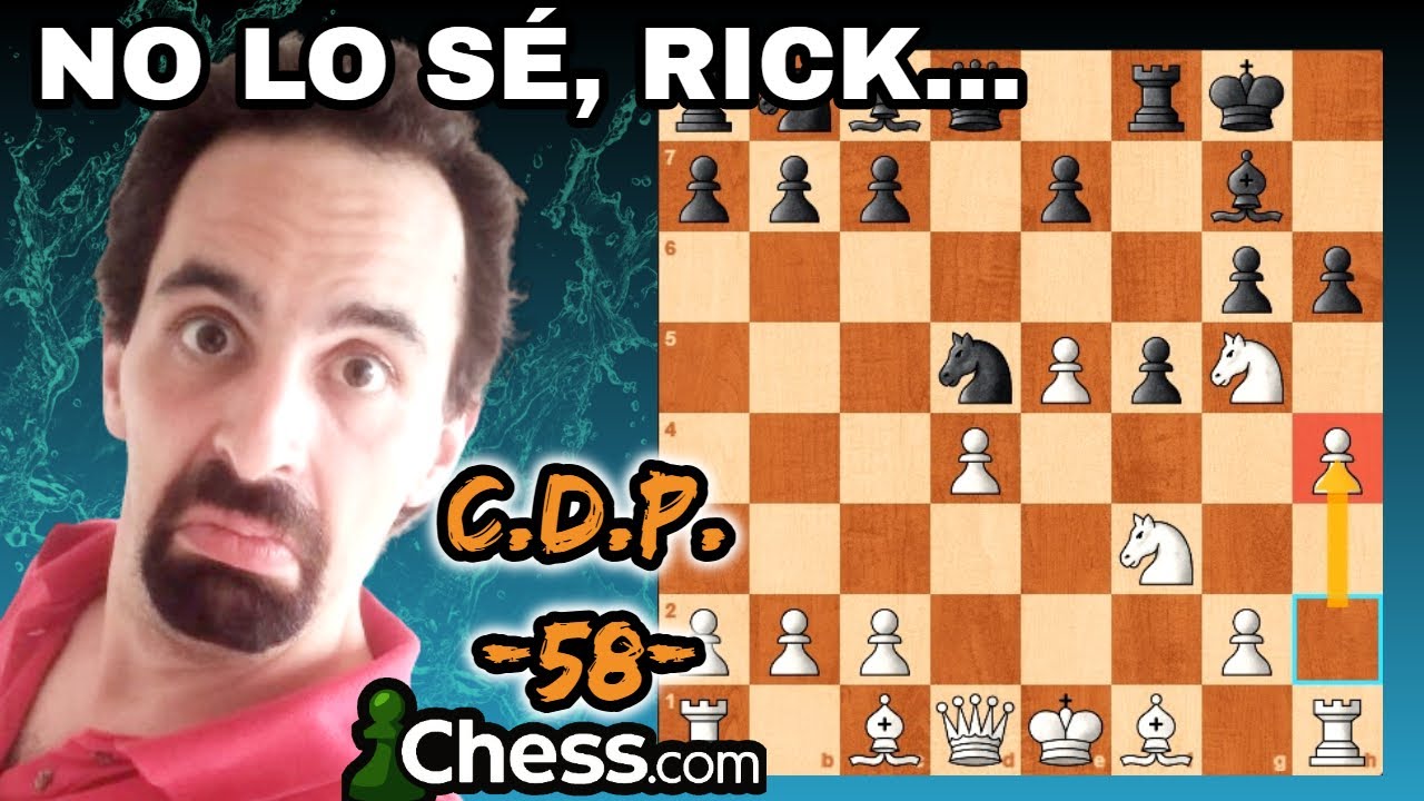 🔥 AJEDREZ estilo JEAN CLAUDE van DAMME 💥 Chesscom Cdp 58 ☀️