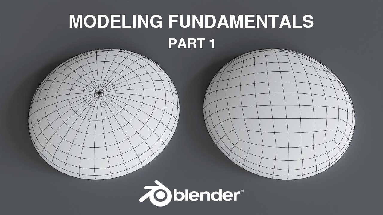 When Should You Use Quad Sphere Or UV Sphere For Modeling _ Blender Topology Tutorial