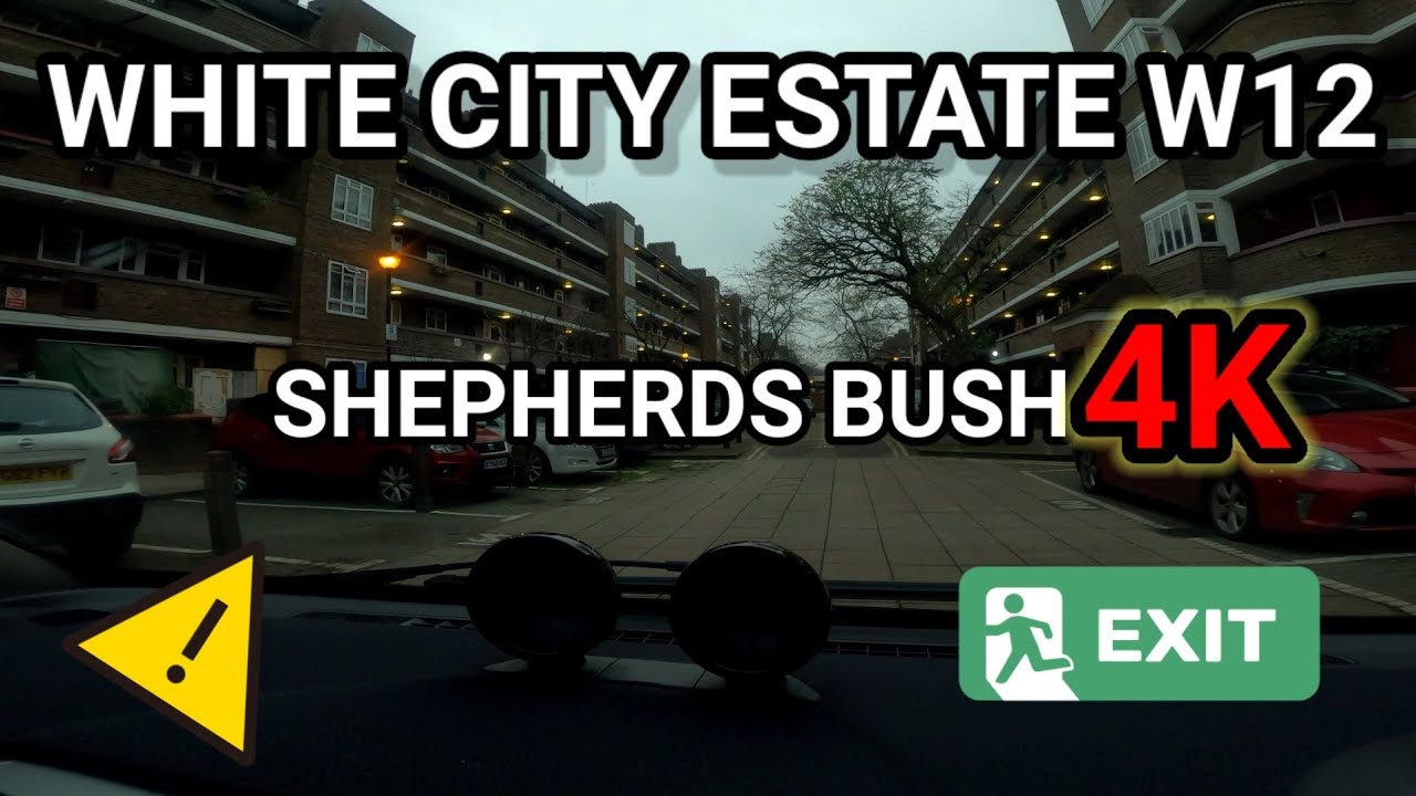 ONE OF THE BIGGEST ESTATES IVE BEEN TO.. THE WHITE CITY ESTATE-|| LONDON HOODS IN 4K