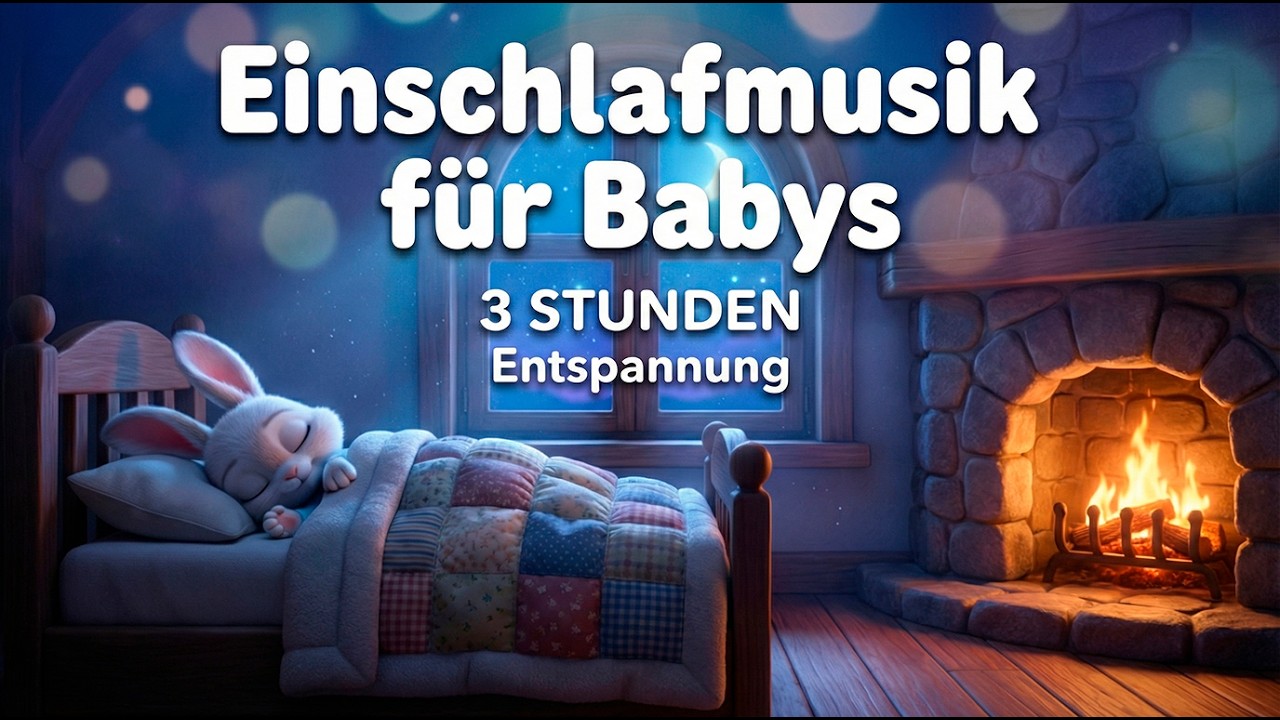 3 STUNDEN Einschlafmusik für Babys 🐰 Sanfte Schlaflieder & Beruhigende Melodien zum Einschlafen