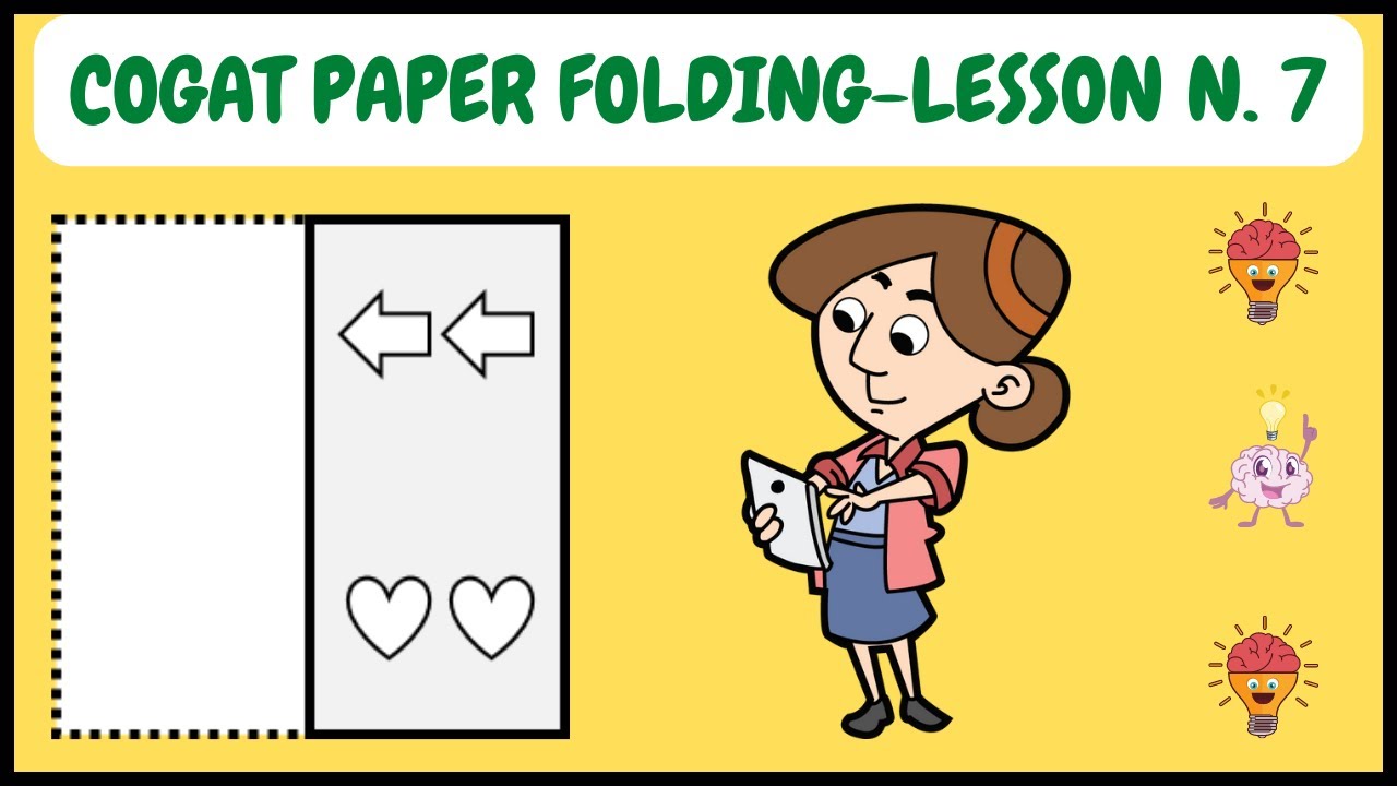Cogat Paper Folding Lesson n. 7 - Summary of the first 6 lessons