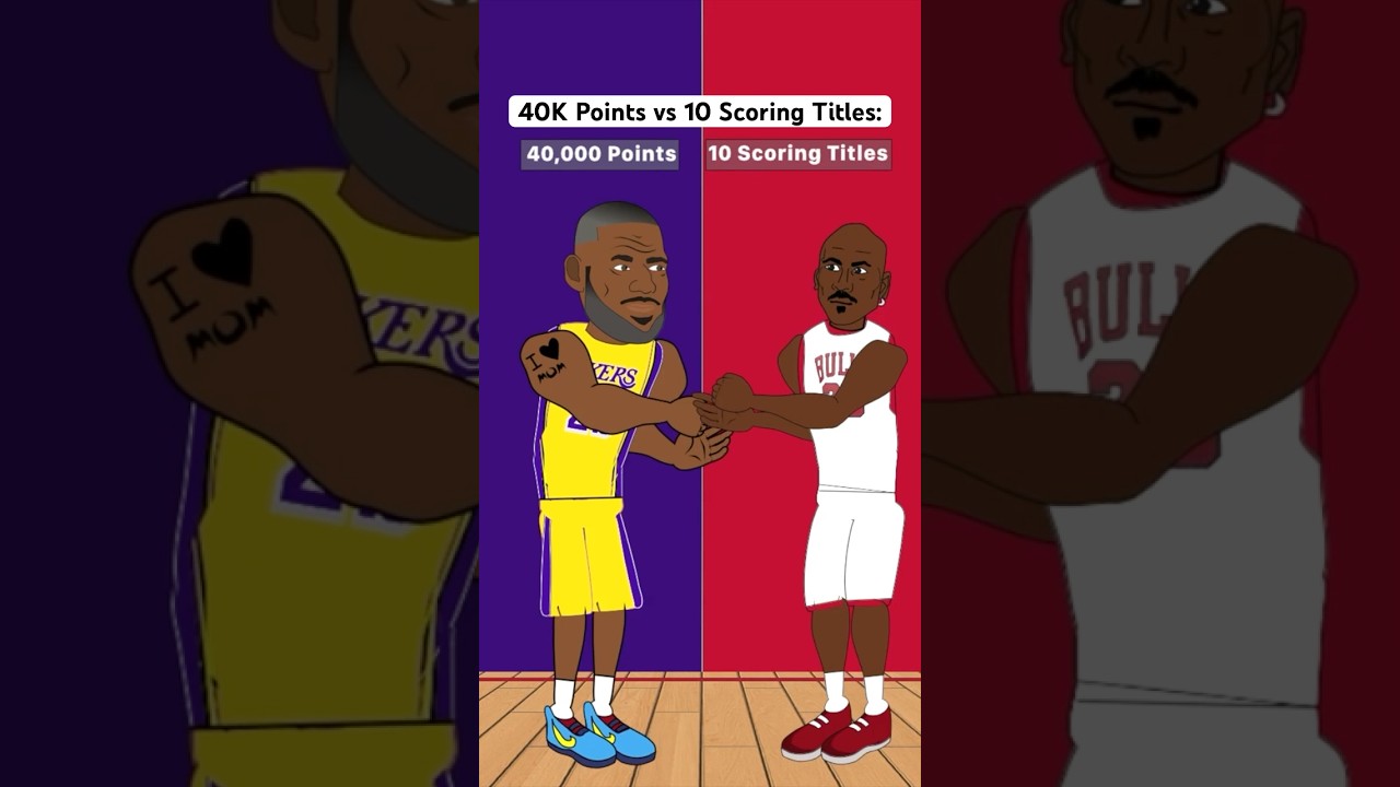 40K Points vs 10 Scoring Titles: Which is Harder to Achieve? #nba