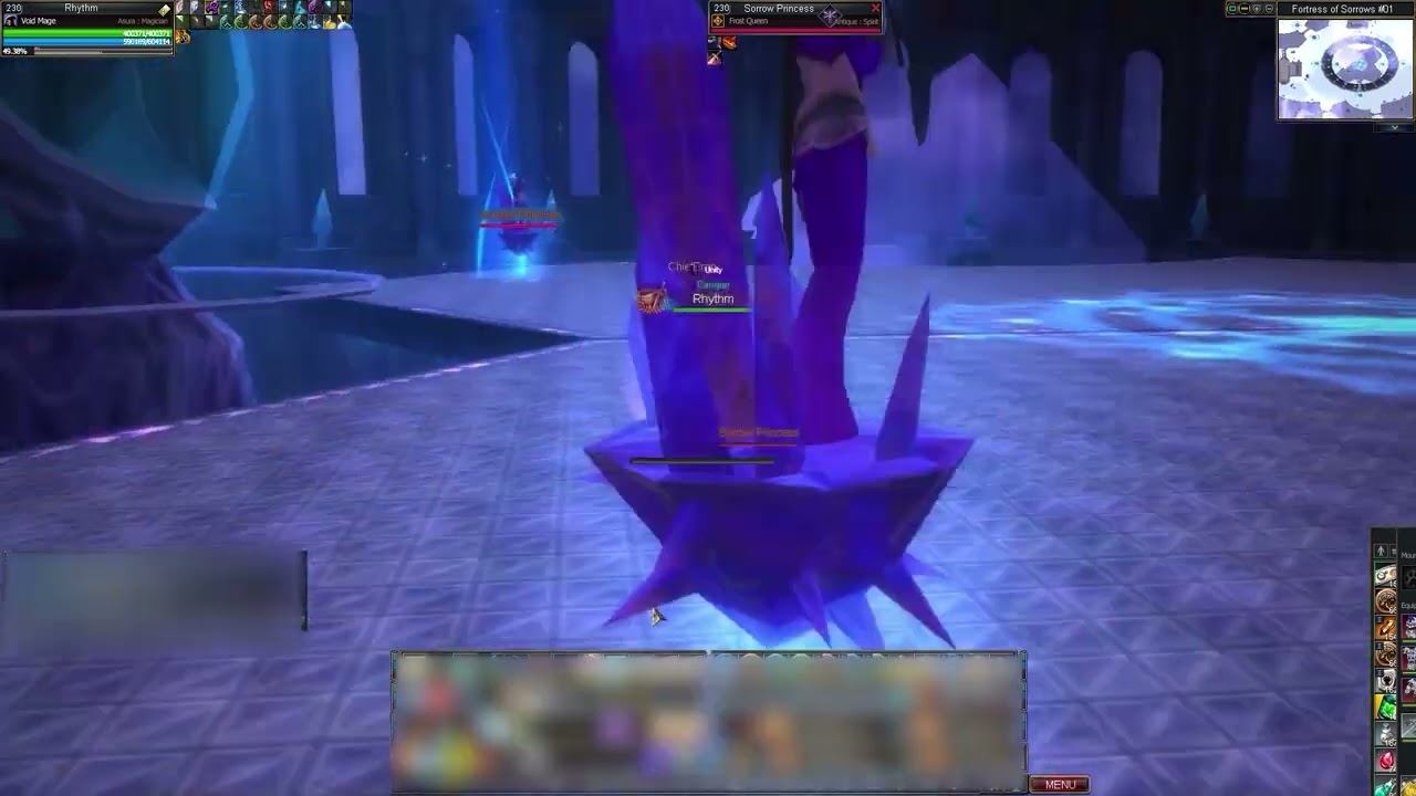Rappelz Gambit I Void Mage Solo Fortress of Sorrow