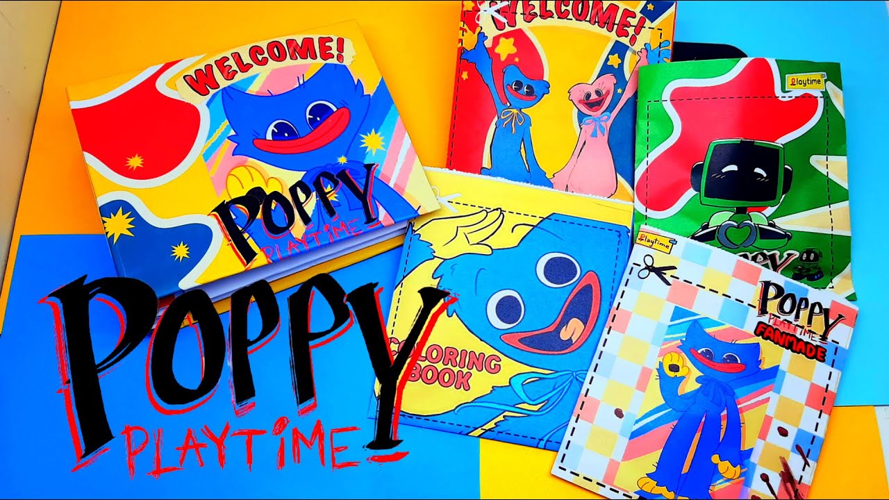 Game BOOK & RANDOM BOX /Huggy Wuggy/ DIY POPPY PLAYTIME Book