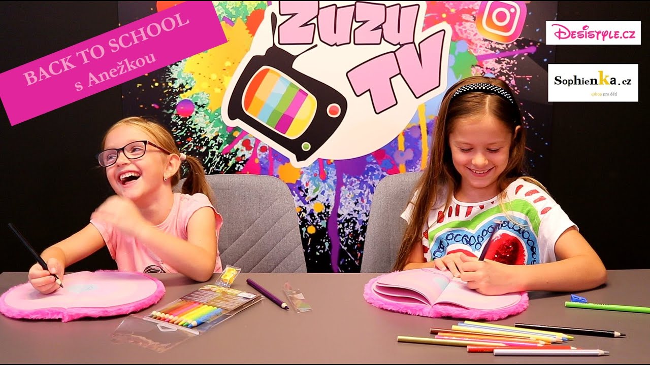 ZuzuTV - BACK TO SCHOOL s Anežkou 🎒🖋📝