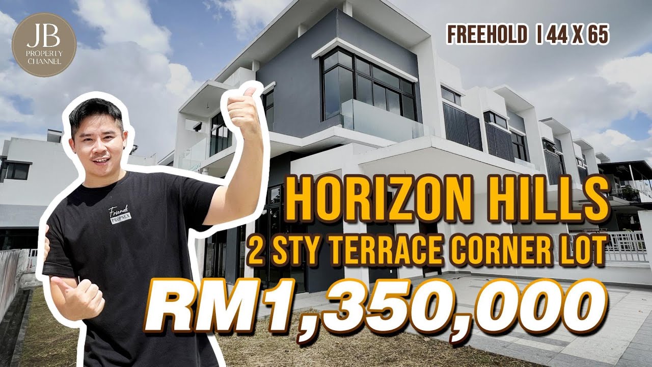【二手房LIVE】Horizon Hills  | The Green | 18尺空地 | 双层保安实施 | 2 Sty Terrace Corner Lot | 44 x 65 | Freehold