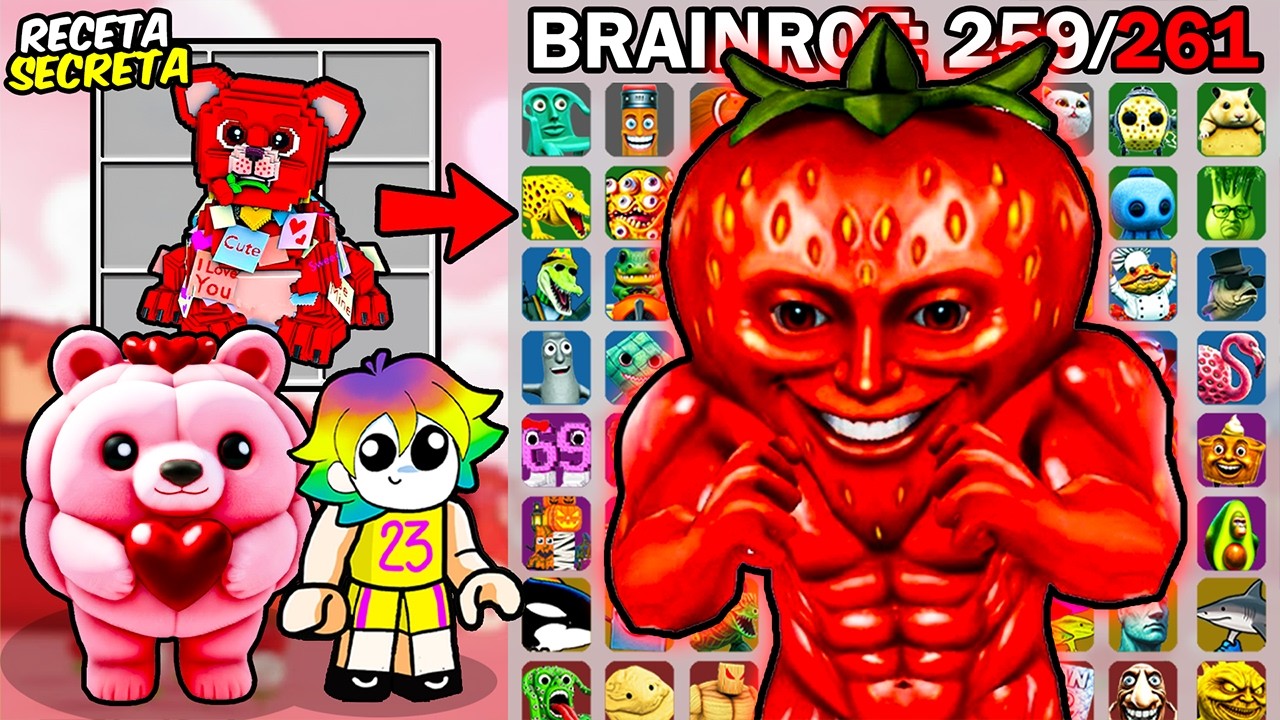 HACKEÉ CRAFT A BRAINROT para tener LAS NUEVAS RECETAS DE AMOR en Roblox #10