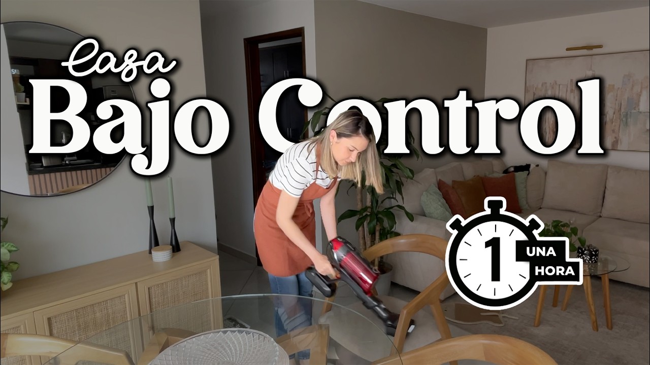 ¡Mi rutina de limpieza en solo 1 hora! | Casa organizada sin estrés en minutos 🧽✨
