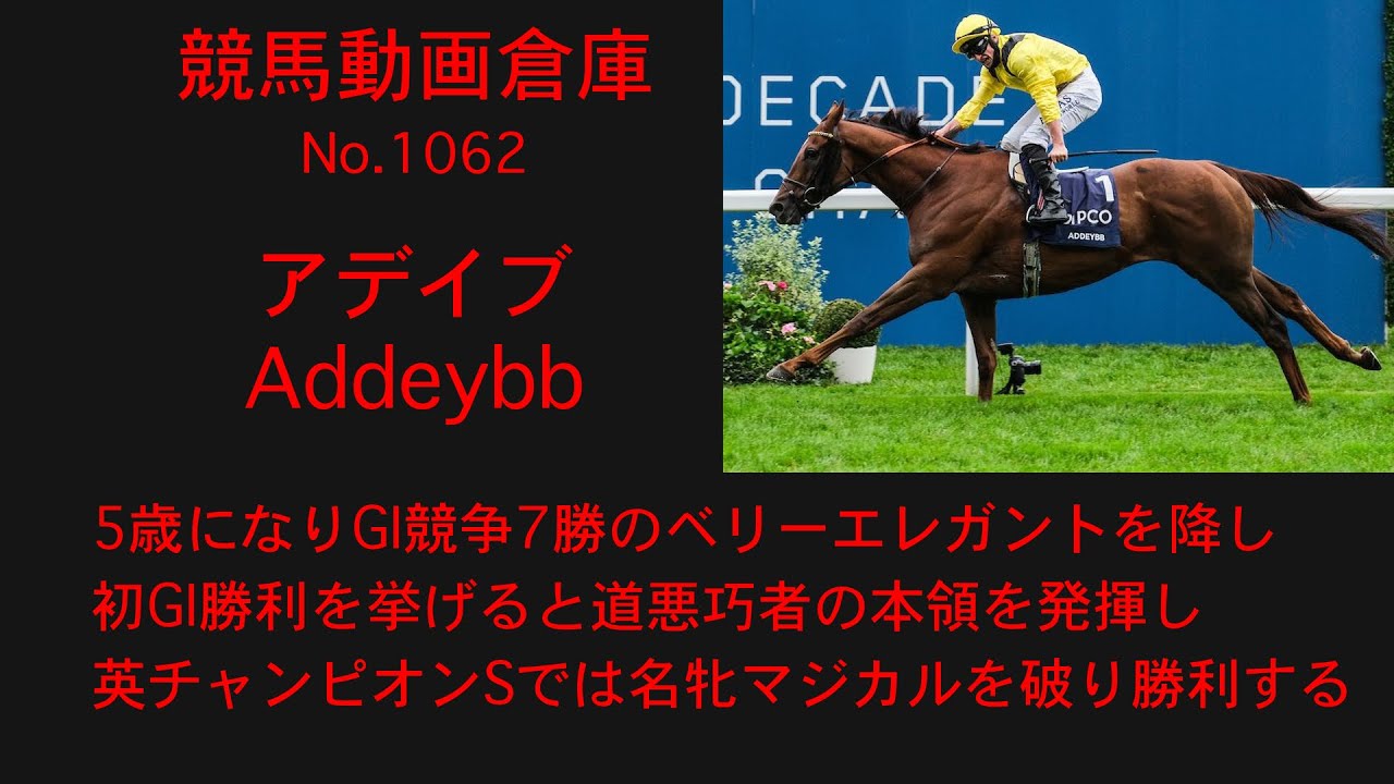 【競馬】アデイブ　Addeybb【No1062】