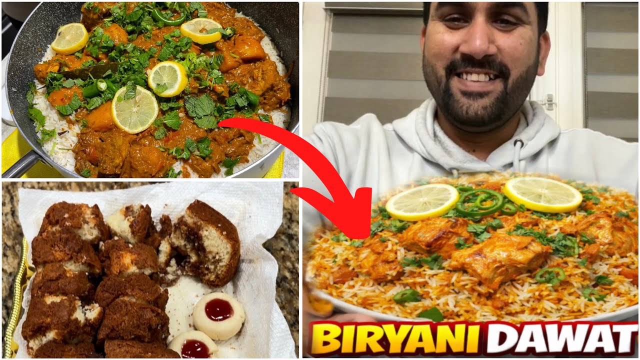 A Cozy Winter Day with My Husband 🫶🏻 | Homemade Chicken Biryani Dawat 😋✨