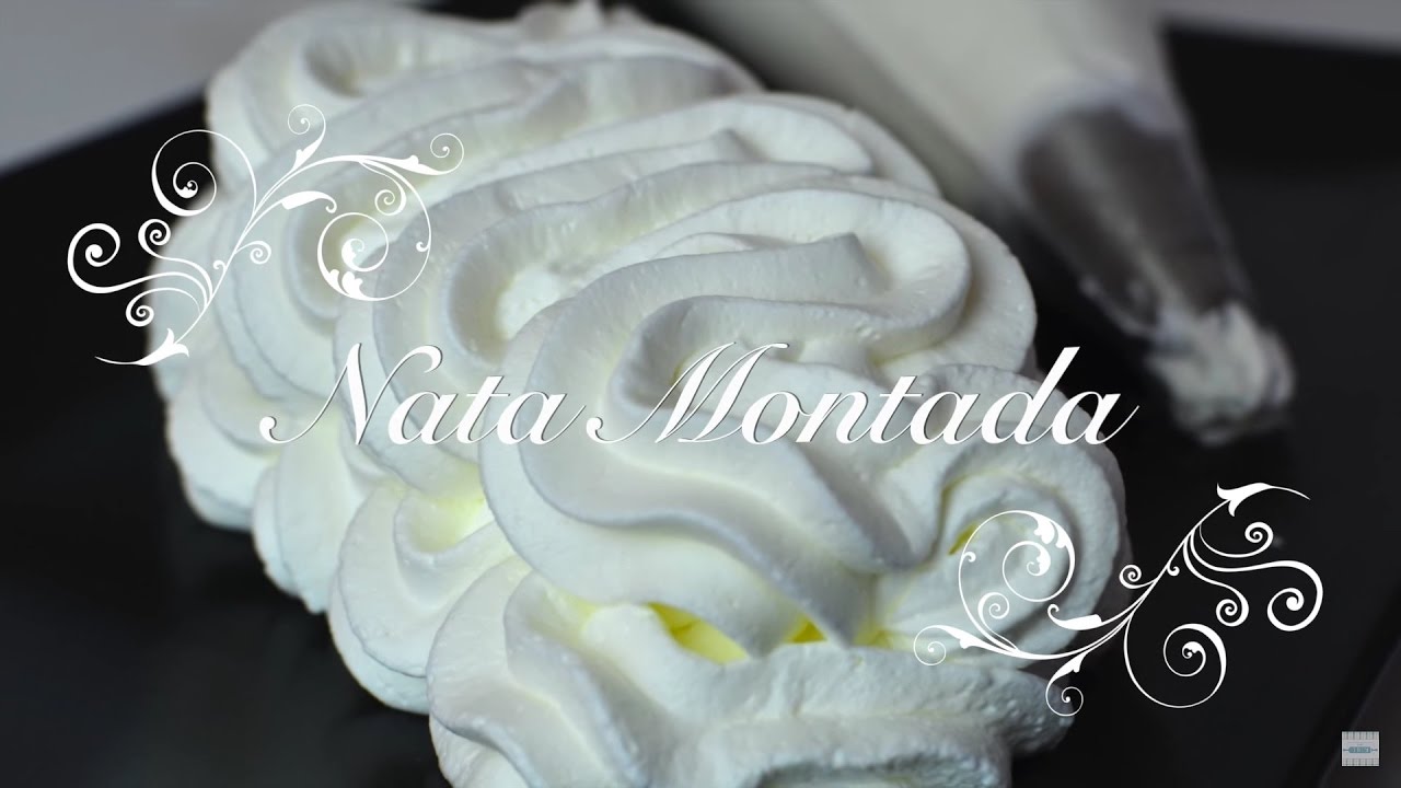 Nata Montada Vegetal Extra Firme y muy consistente - Recetas de Cocina por Chef de mi Casa.com