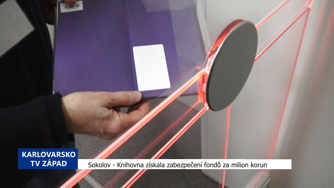📚 Sokolov: Knihovna získala zabezpečení fondů za milion korun (TV Západ)