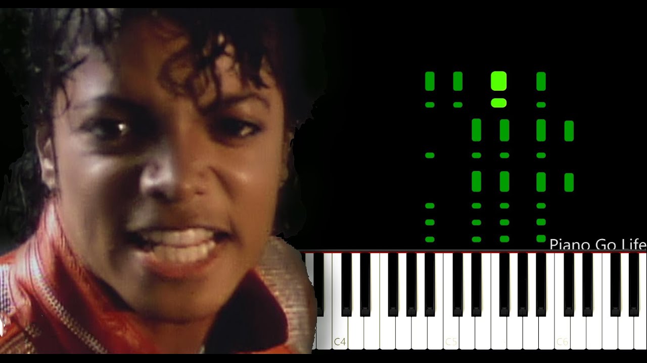 Michael Jackson - Beat It Piano Tutorial