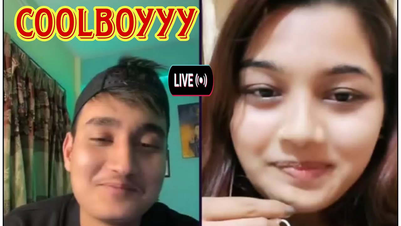 Coolboy new tiktok live video || coolboy tiktok live with his craziest fan Nepali beautiful girl ||