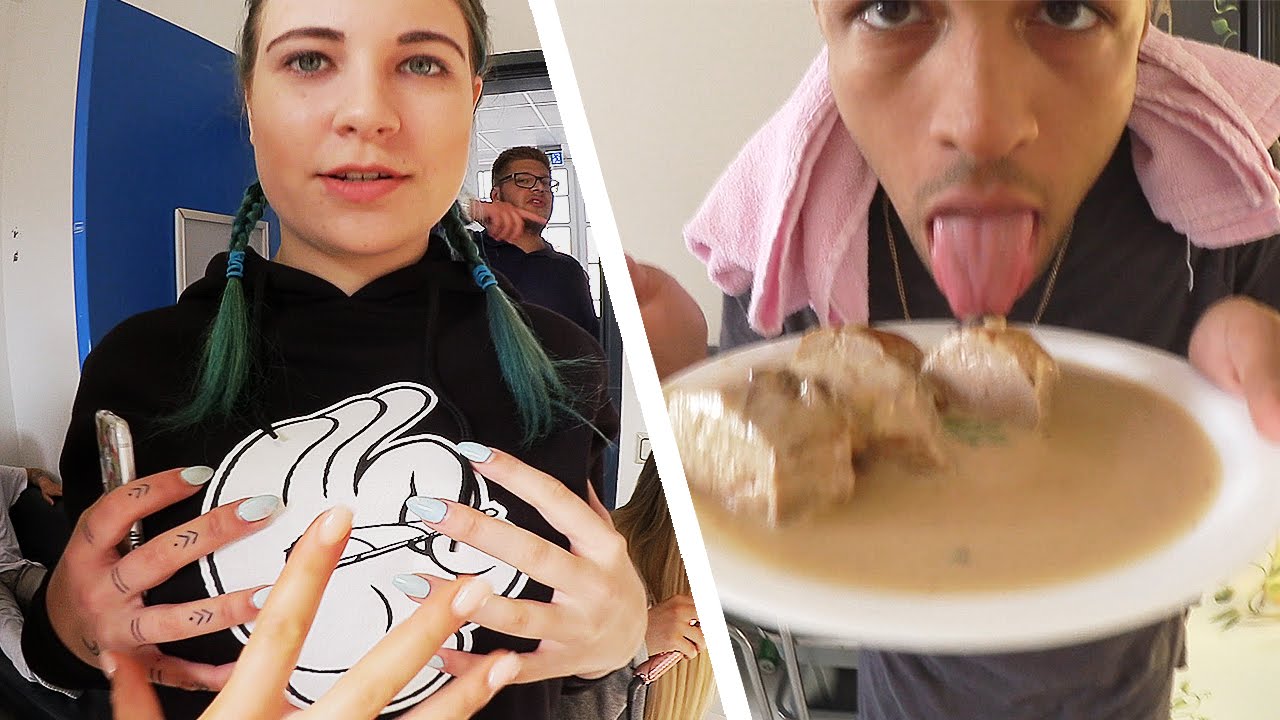Warum FILMST du ihre MÖPSE? / SCHWEINEPENIS auf der Mittagskarte!