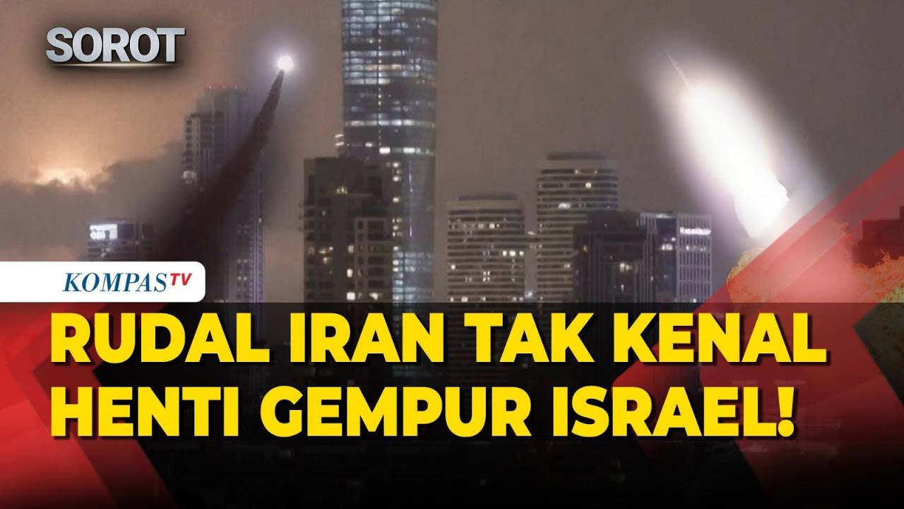 Malam Mencekam di Tel Aviv! Rudal Iran Tak Kenal Henti Bombardir Israel