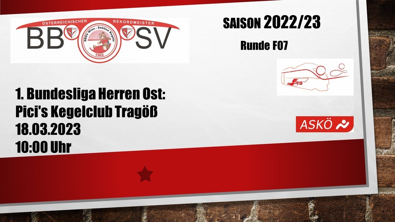 F07 BLO BBSV Wien gg. Pici's Kegelclub Tragöß