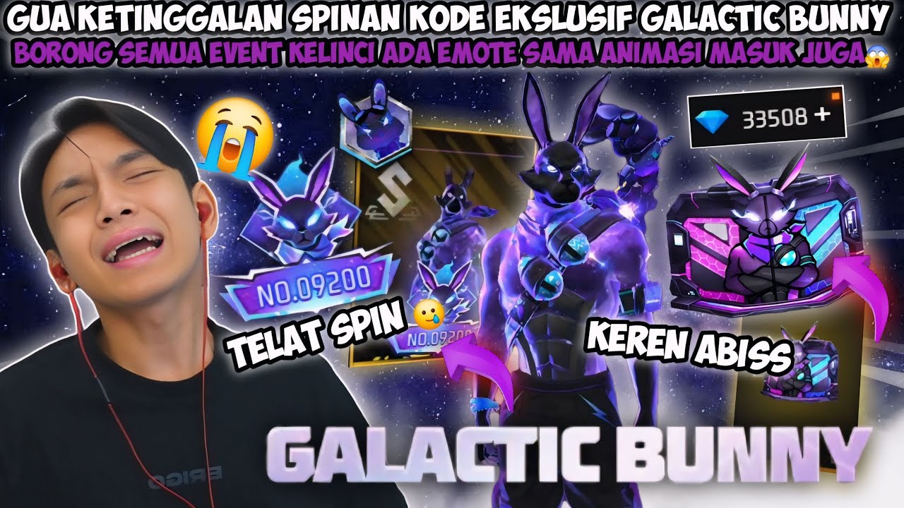 GUA KETINGGALAN EVENT KODE EKSLUSIF GALACTIC BUNNY! SPIN SEMUA EVENT BUNNY,EMOTE AMA ANIMASI MASUK😱