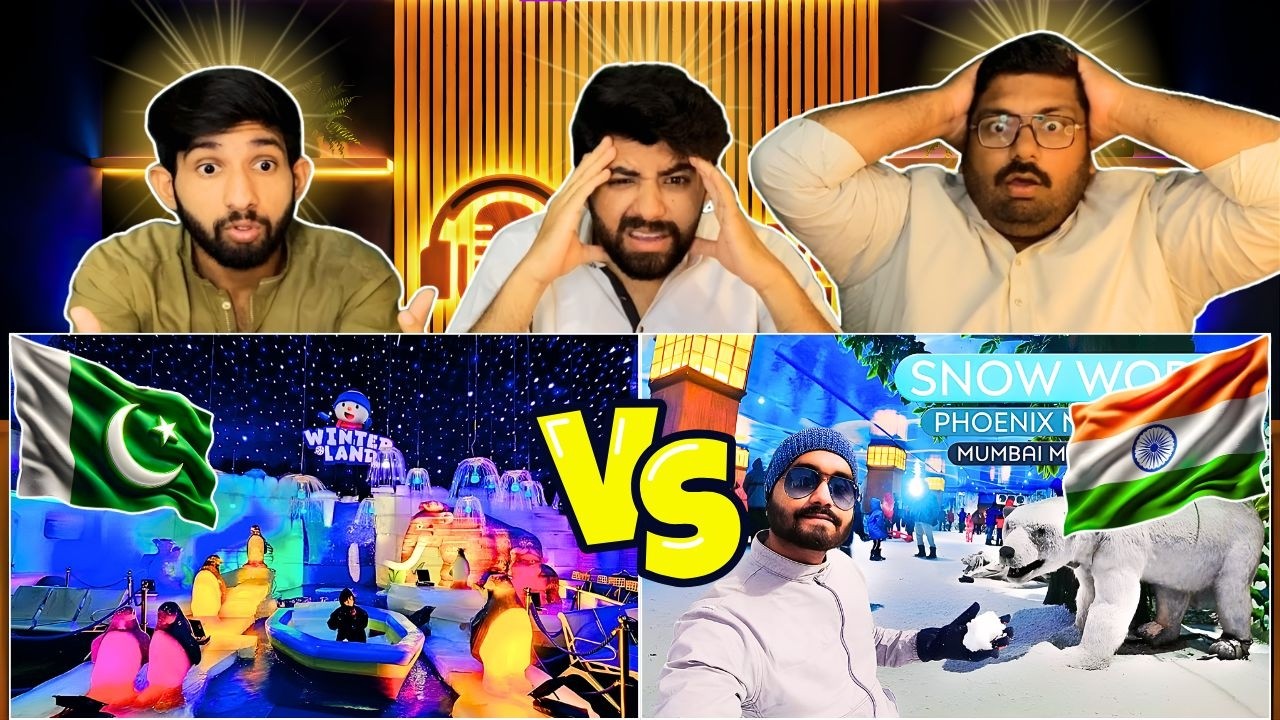 Pakistani Reaction On Largest Snow Parks India Vs Pakistan | मनोरंजन🔥
