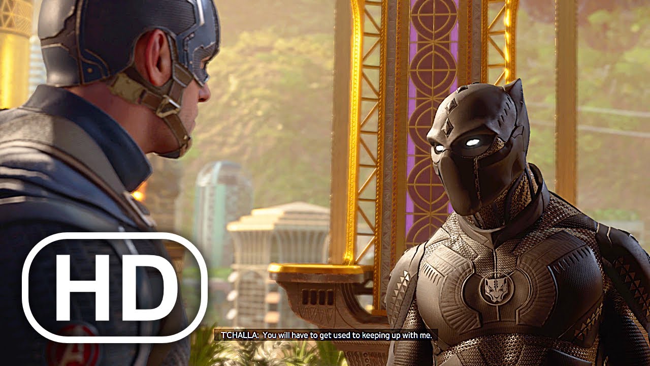 Black Panther Becomes Friends With Avengers Scene 4K ULTRA HD - Marvel's Avengers