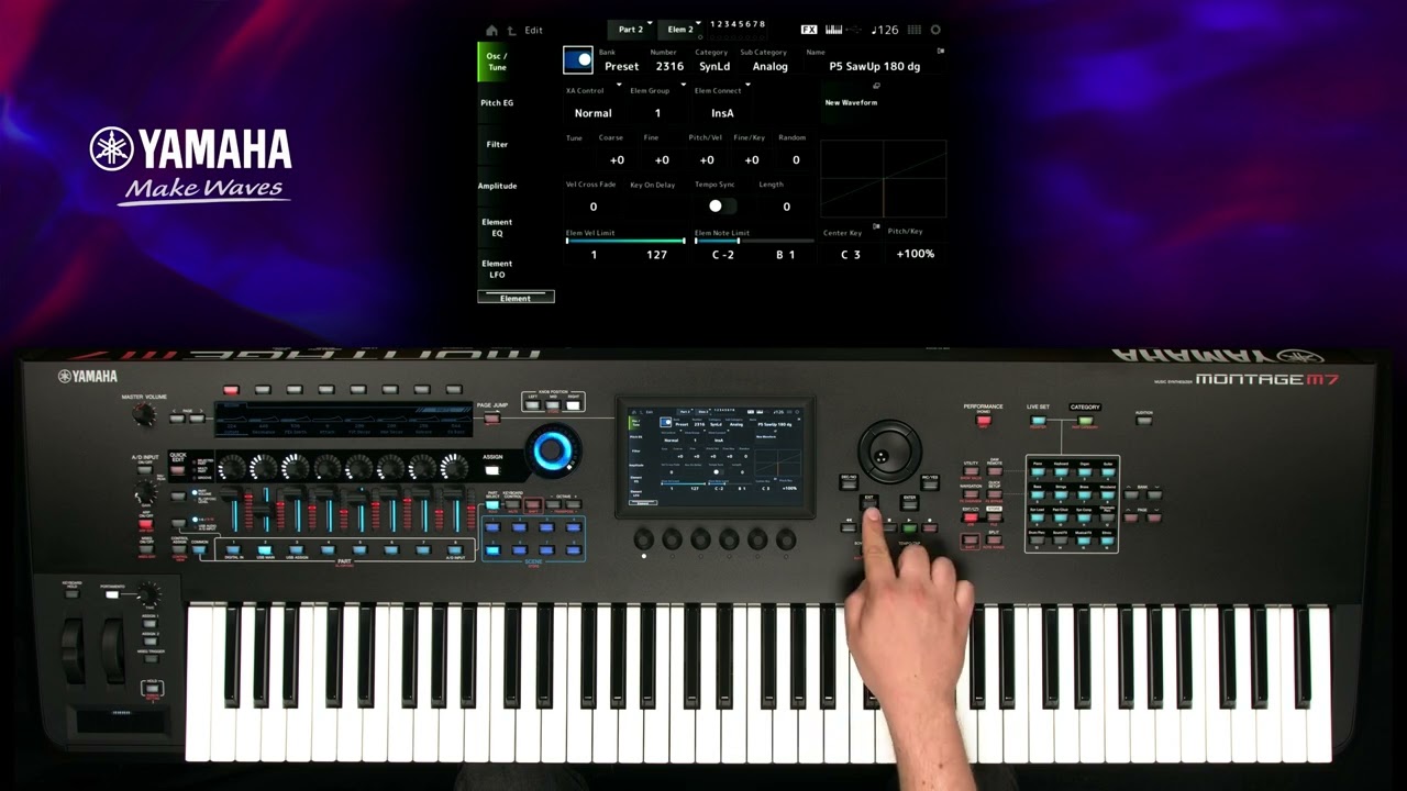 Montage M Tips | Using the Part buttons for different selections and functions