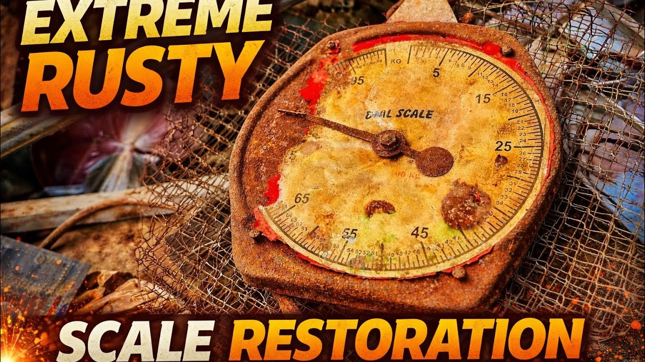 Restoration Old Rusty Weight Scale | Scrap to Shine