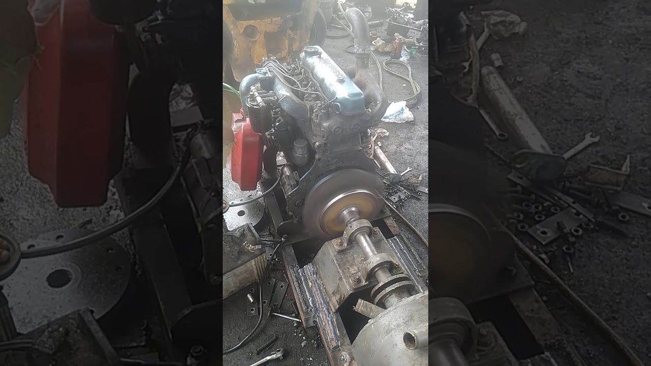 4d30 ps 100 mitsubishi modif tapak pompa air