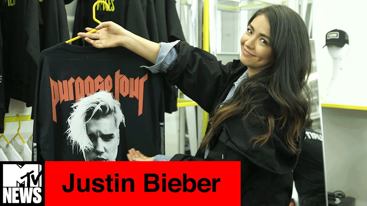 Inside Justin Bieber's Purpose Tour Pop-Up Shop at VFiles | MTV News