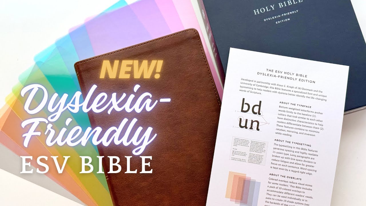 ESV Dyslexia-Friendly Edition Bible | Crossway Reviews | NEW!