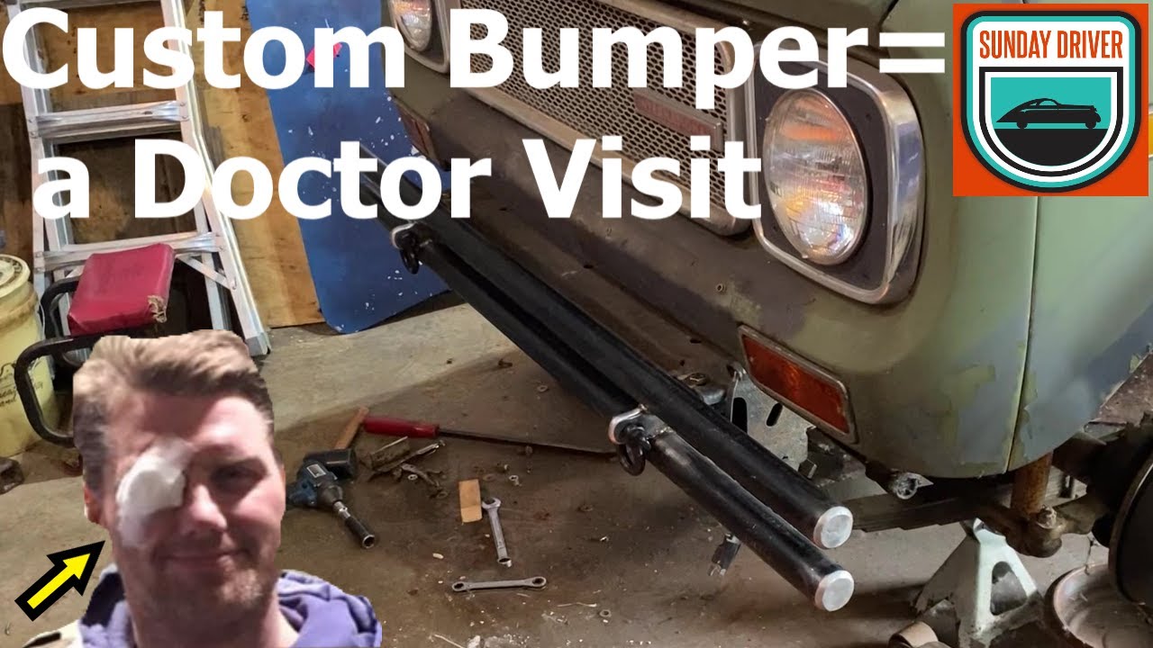 Sunday Driver | 1970 International Scout custom bumper build is a pain in my eye