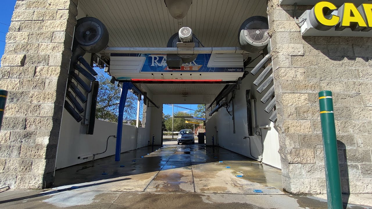 CW 64 Rare WashWorld RAZOR EDGE At The Girvin Touch Free Car Wash in Jacksonville Fl.