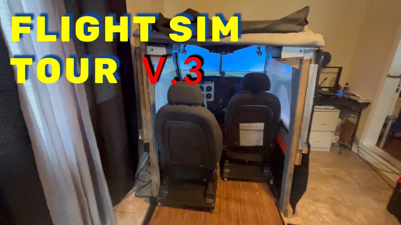 Homemade Flight Simulator Tour
