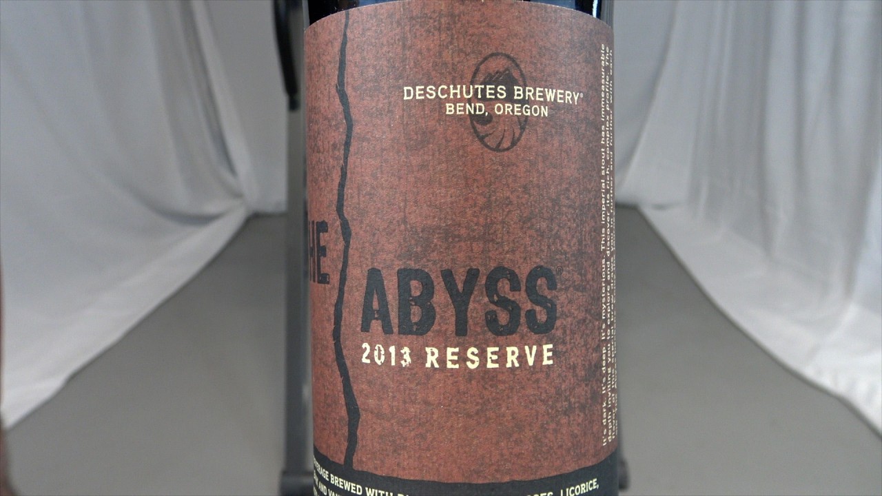 Flip For Beer With Upside Down Beer Reviews, Deschutes Brewery, The Abyss 2013 Reserve