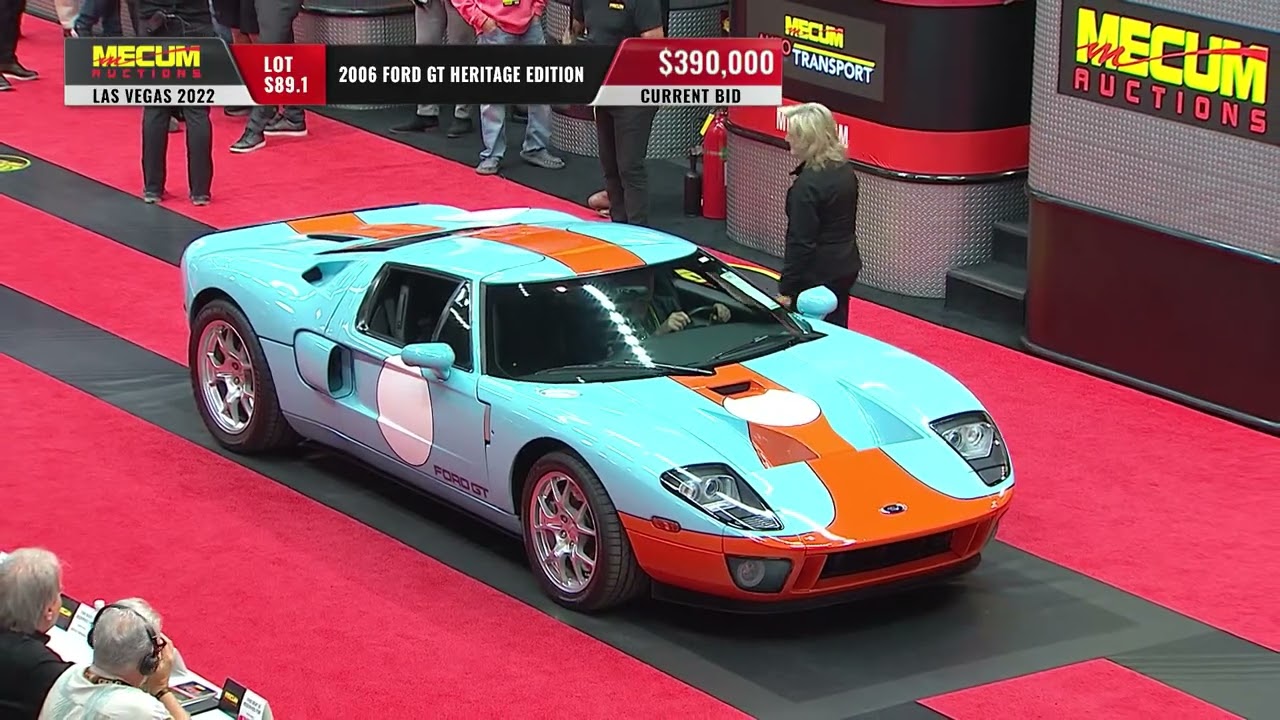 SOLD for $395,000 - 2006 Ford GT Heritage Edition // Mecum Las Vegas 2022