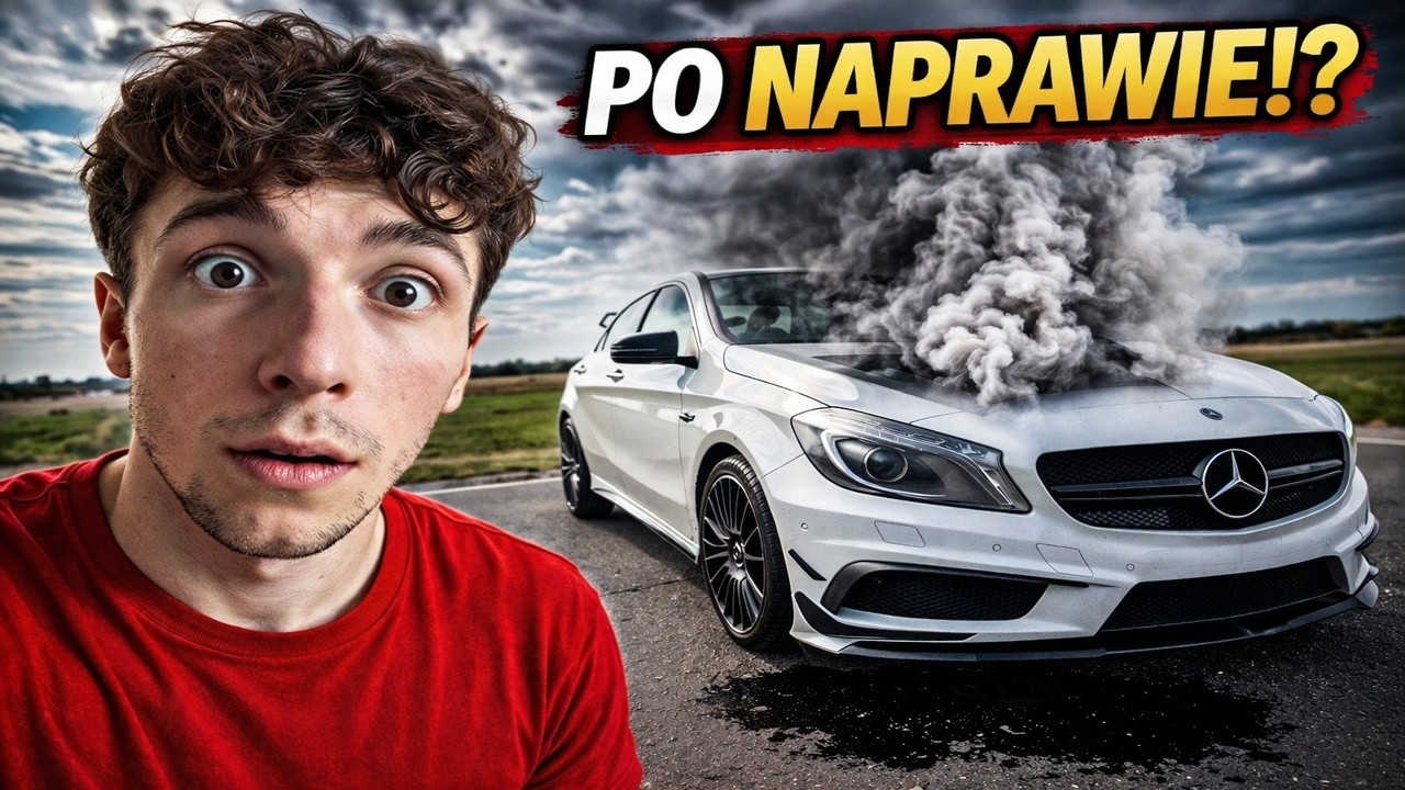 PR&Oacute;BUJĘ NAPRAWIĆ NAJTAŃSZEGO A45 AMG W POLSCE&hellip; I ZACZĘŁO DYMIĆ