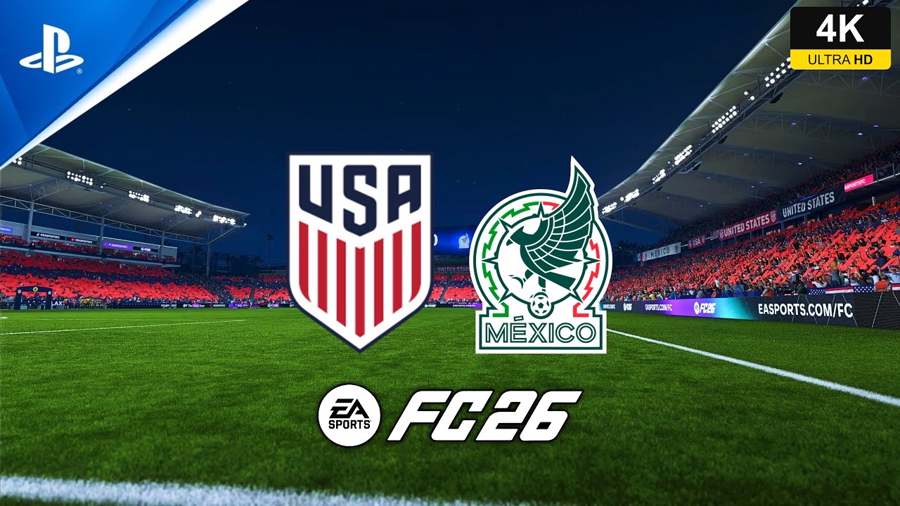 FC 26 - EEUU vs México - gameplay ps5 4K español latino