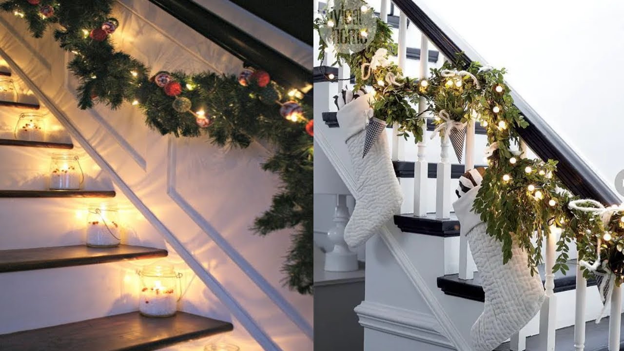 🎄100 CHRISTMAS STAIRCASE DECORATING IDEAS | CHRISTMAS DECOR IDEAS DIY 2025 🎄