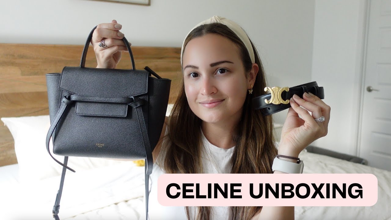 CELINE Unboxing and Review: CELINE Nano Belt Bag and Medium Triomphe Belt