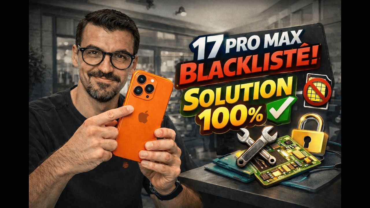 17 Pro Max Blacklisté ❌📱 ? Solution 100% Fonctionnelle ✅🔧