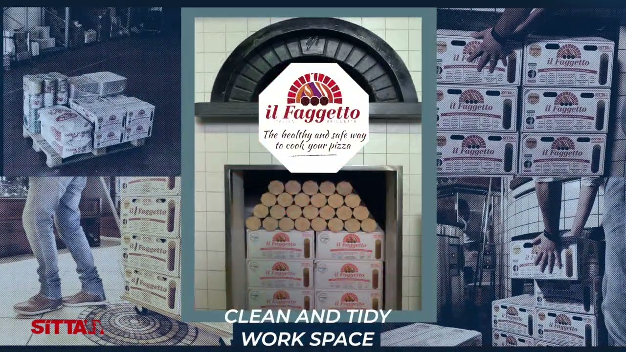 Il Faggetto food-grade wood briquettes for pizza ovens