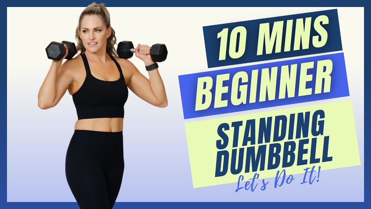 No-Nonsense Dumbbell Workout for Total Beginners - and only 10 Minutes!!