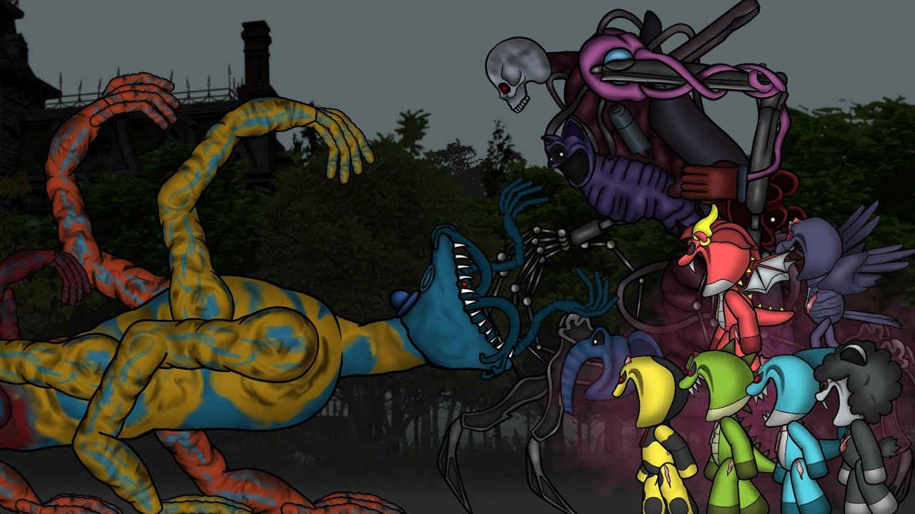 Doey The Doughman VS The Prototype. Poppy Playtime  Chapter 4 - DC2.