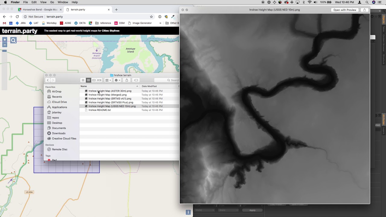 Loading Google Earth/Maps Data into Cinema4D (or other 3D program) 1/3