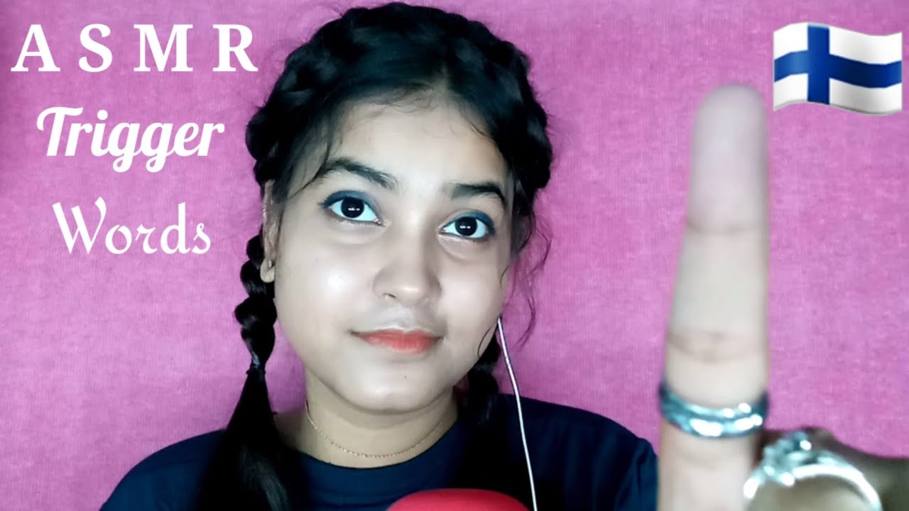 ASMR Finnish Tingly Trigger Words With Mouth Sounds 🇫🇮