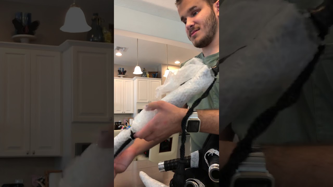Dunkin McRae SL4 bagpipes unboxing and Assembly