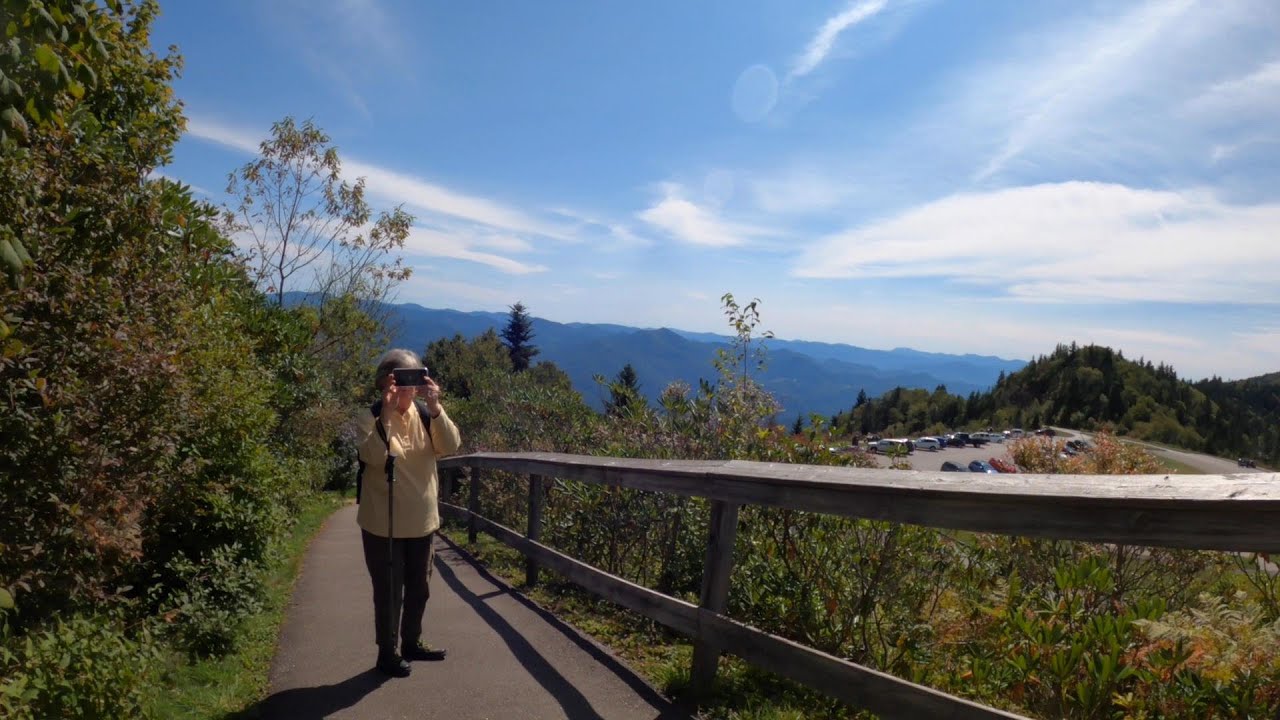 Short Hike Up to Waterrock Knob in North Carolina
