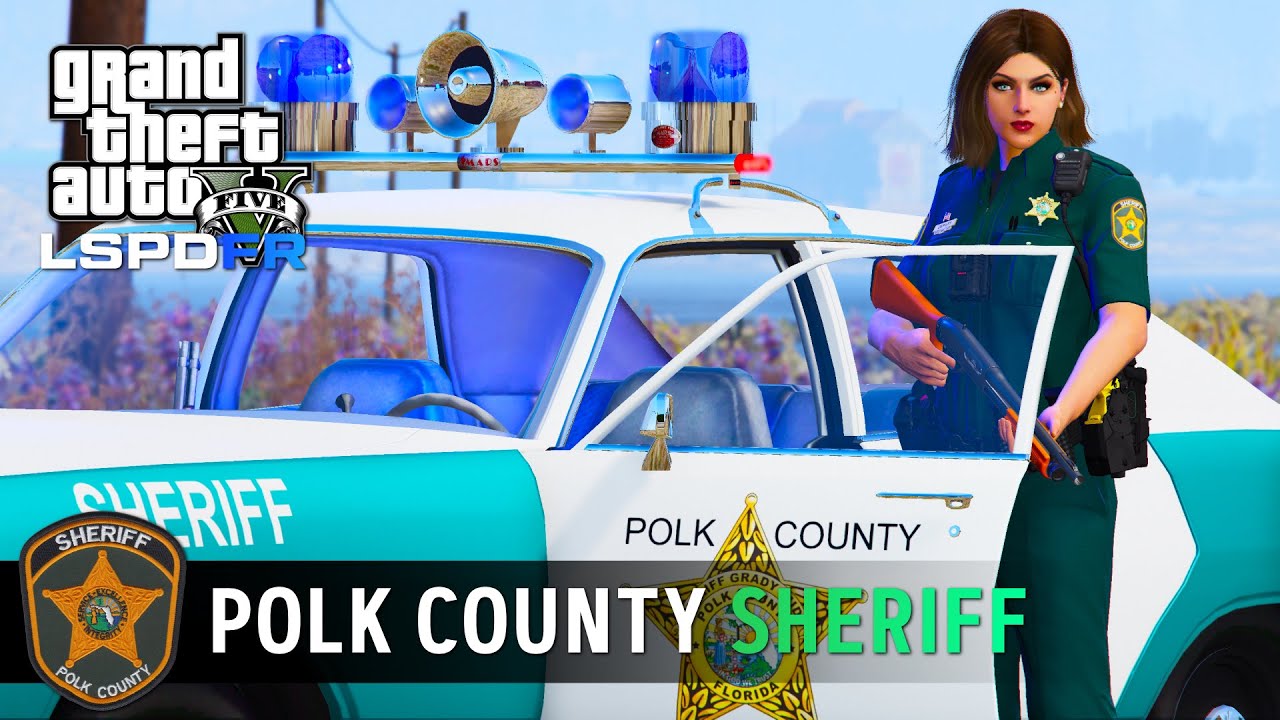 Officer Killed in a Felony Stop Shootout - Polk County (FL) Sheriff - GTA5 LSPDFR