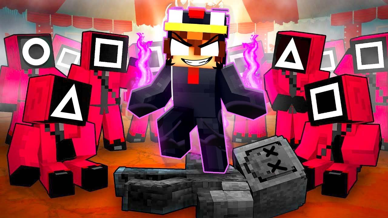 Dark SHADO vs SQUID GAME sur Minecraft !