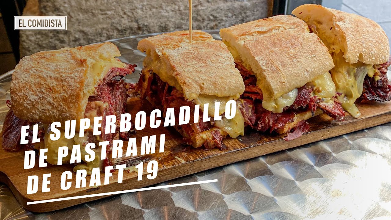 Cuando más es poco: el tremendo bocadillo de pastrami de Craft 19 | EL COMIDISTA
